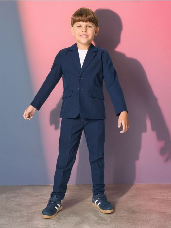 Sinsay Sinsay - Elegantne hlače - mornarsko plava