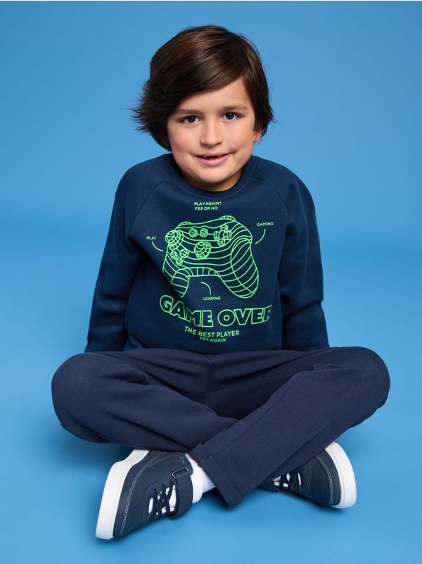 Sinsay Sinsay - Gornji dio trenirke - mornarsko plava