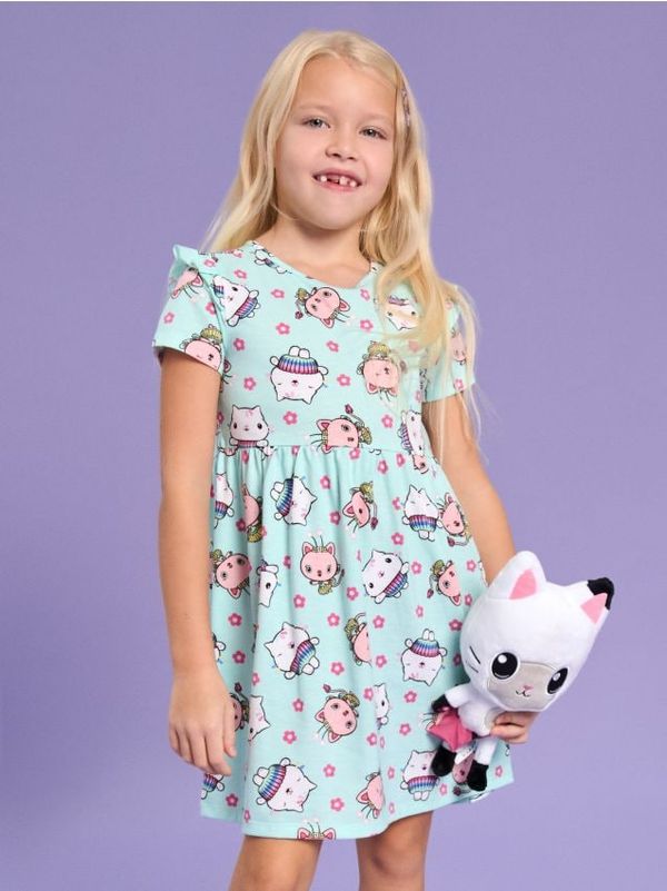 Sinsay Sinsay - Haljina Gabby's dollhouse - zeleno