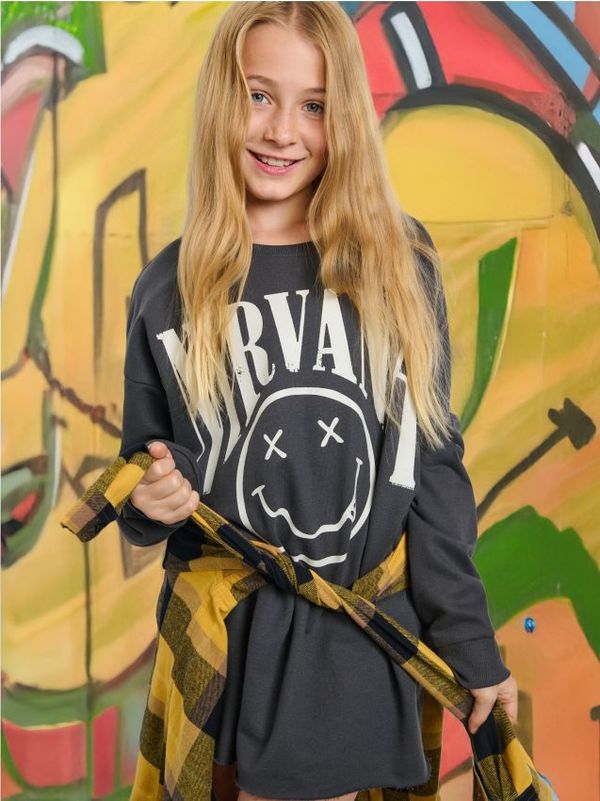 Sinsay Sinsay - Haljina Nirvana - sivo