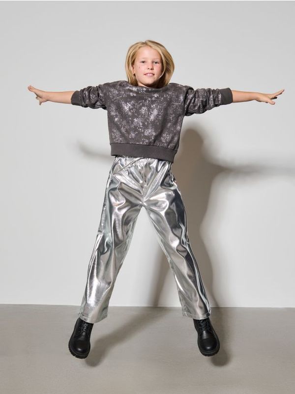 Sinsay Sinsay - Hlače - srebrno