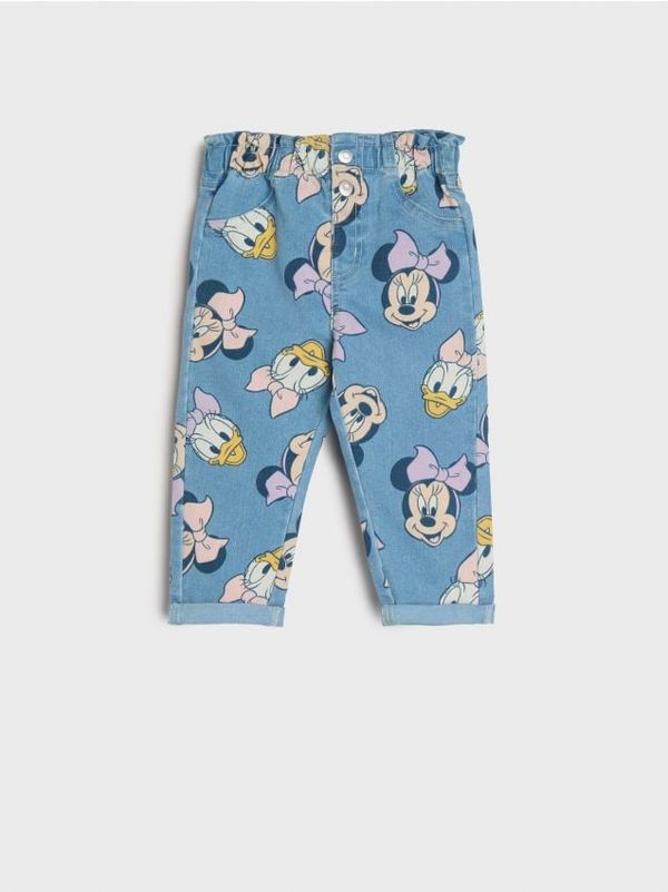 Sinsay Sinsay - Jegging hlače Mickey Mouse - plava