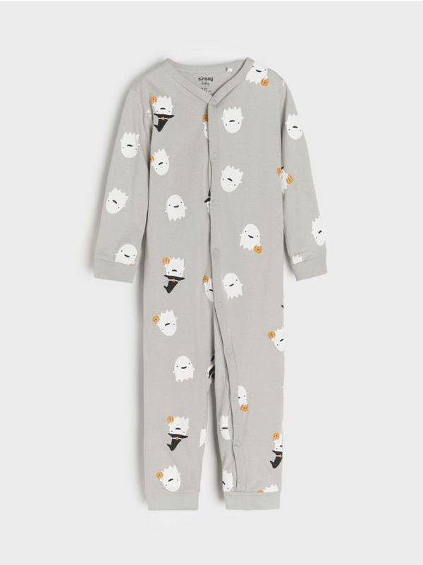 Sinsay Sinsay - Kombinezon Halloween - sivo