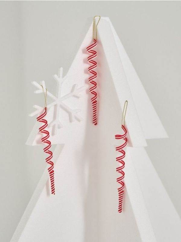 Sinsay Sinsay - Komplet od 6 kuglica za jelku - crveno