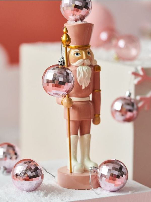 Sinsay Sinsay - Komplet od 6 kuglica za jelku - roze