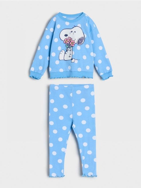 Sinsay Sinsay - Komplet od žerseja Snoopy - plava