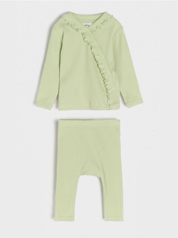 Sinsay Sinsay - Komplet od žerseja - zelena