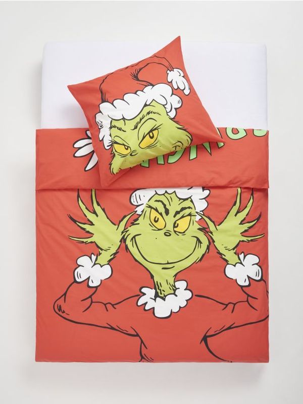 Sinsay Sinsay - Komplet posteljine Grinch - crveno