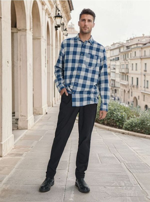 Sinsay Sinsay - Košulja - mornarsko plava