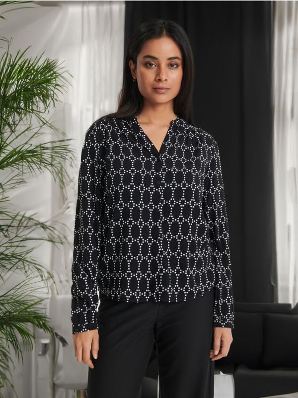 Sinsay Sinsay - Košulja od viskoze - crno