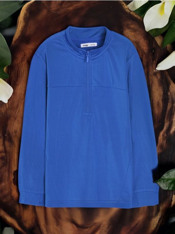 Sinsay Sinsay - Majica dugih rukava ACTIVE - plava