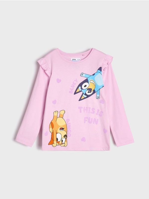 Sinsay Sinsay - Majica dugih rukava Bluey - ljubičasta