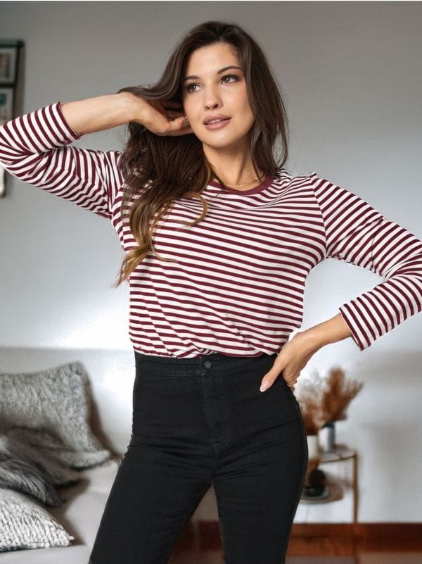 Sinsay Sinsay - Majica dugih rukava - crveno