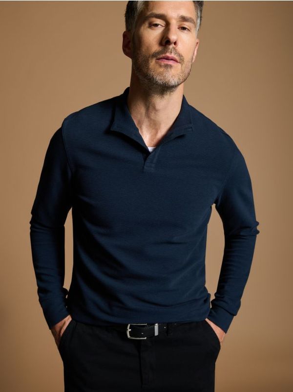 Sinsay Sinsay - Majica dugih rukava - mornarsko plava