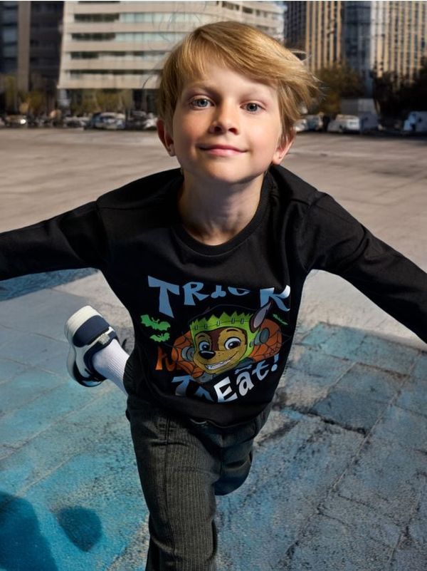 Sinsay Sinsay - Majica dugih rukava Paw Patrol - crno