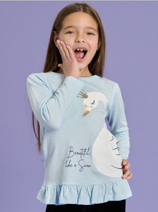 Sinsay Sinsay - Majica dugih rukava - svijetlo plava