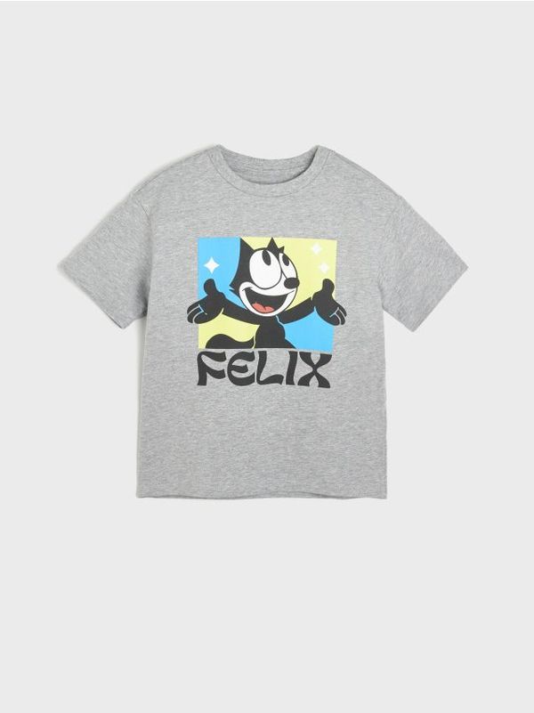 Sinsay Sinsay - Majica kratkih rukava Felix the Cat - siva