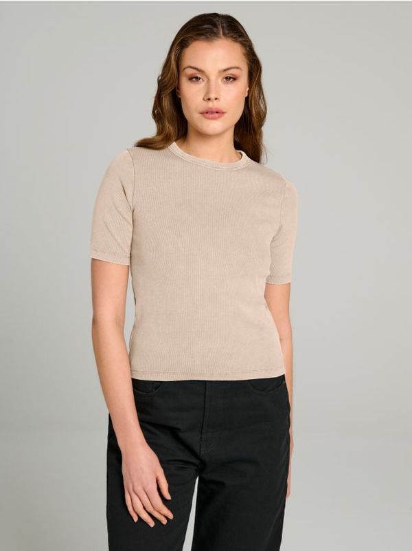 Sinsay Sinsay - Majica kratkih rukava - krem