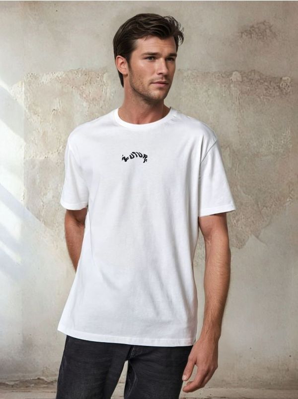 Sinsay Sinsay - Majica kratkih rukava - krem