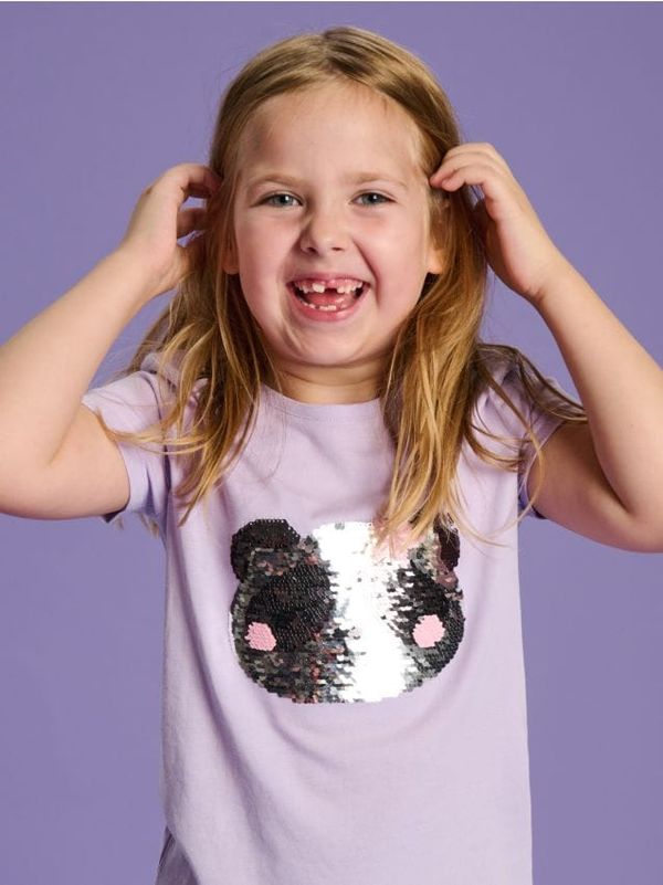 Sinsay Sinsay - Majica kratkih rukava - ljubičasta