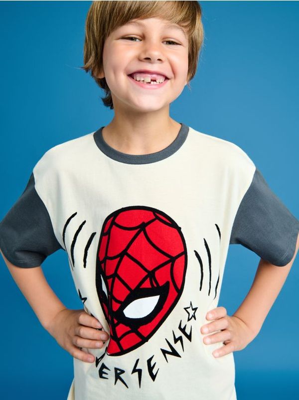 Sinsay Sinsay - Majica kratkih rukava Marvel - krem