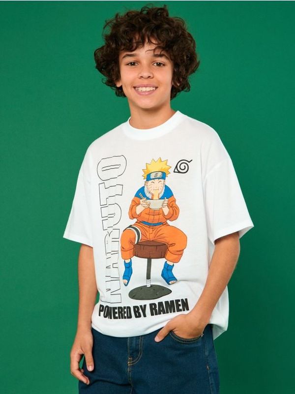 Sinsay Sinsay - Majica kratkih rukava Naruto - bijelo