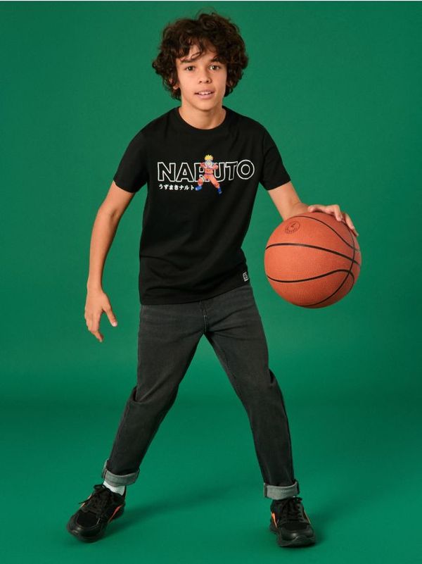 Sinsay Sinsay - Majica kratkih rukava Naruto - crno