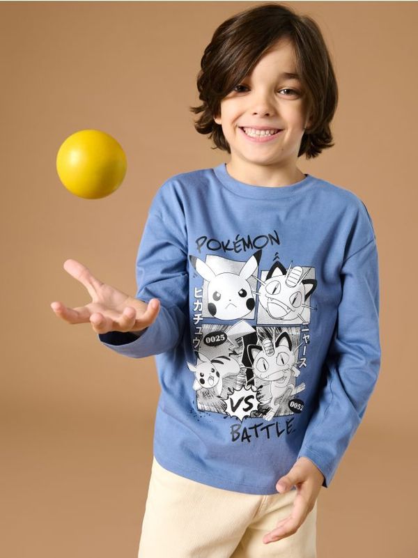 Sinsay Sinsay - Majica kratkih rukava Pokémon - sivo