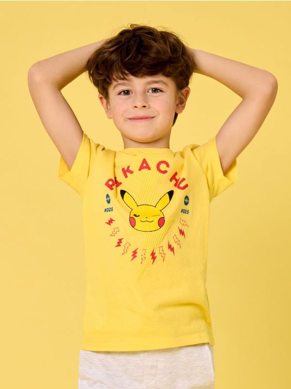 Sinsay Sinsay - Majica kratkih rukava Pokémon - žuta