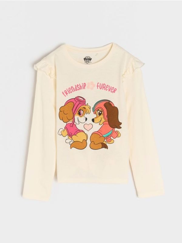 Sinsay Sinsay - Majica PAW Patrol - krem