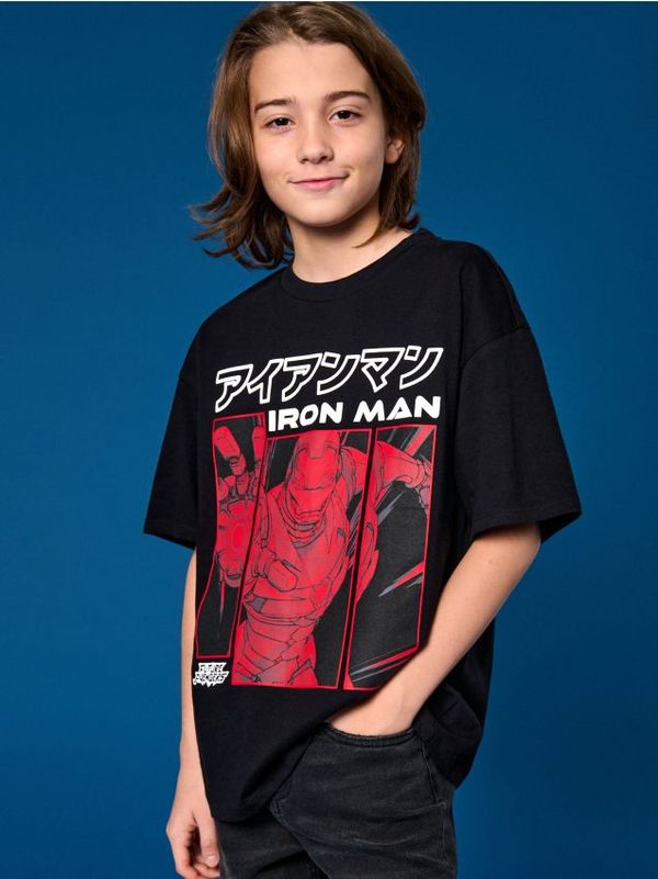 Sinsay Sinsay - Majica sa printom Marvel - crno