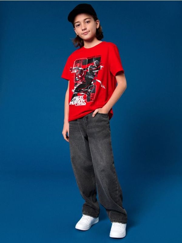 Sinsay Sinsay - Majica sa printom Marvel - crveno