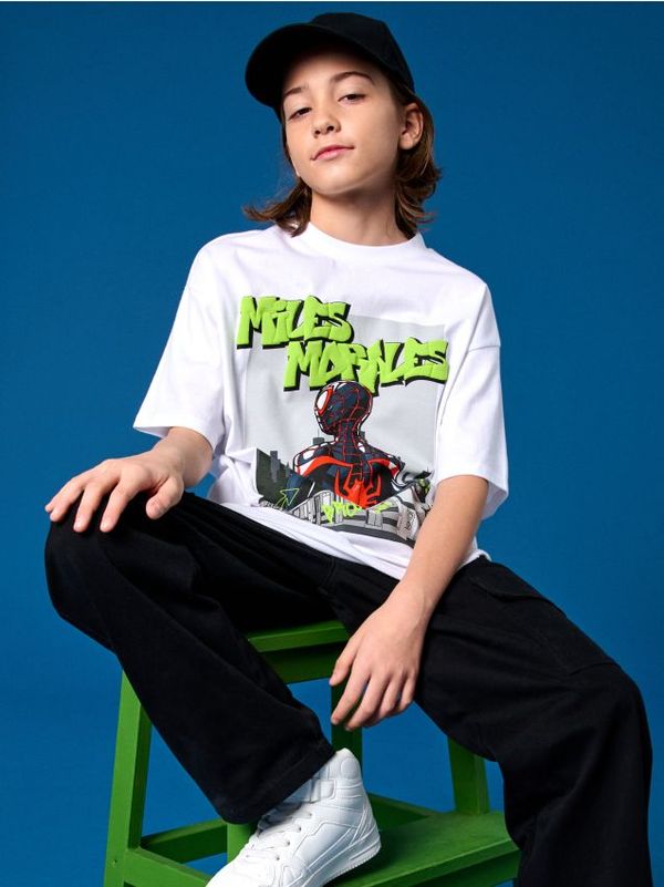 Sinsay Sinsay - Majica Spider-Man - bijelo