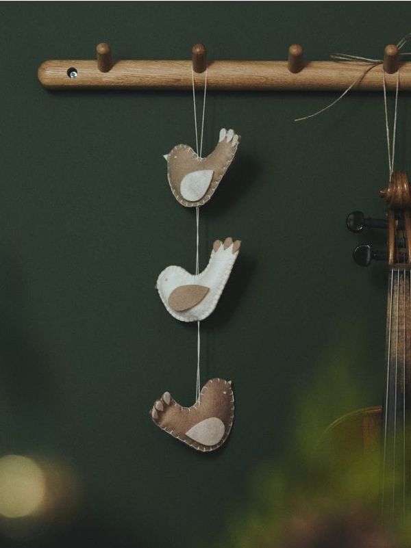 Sinsay Sinsay - Novogodišnji ukrasi 4 pack - bež