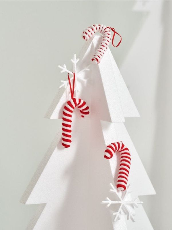 Sinsay Sinsay - Novogodišnji ukrasi 4 pack - crveno