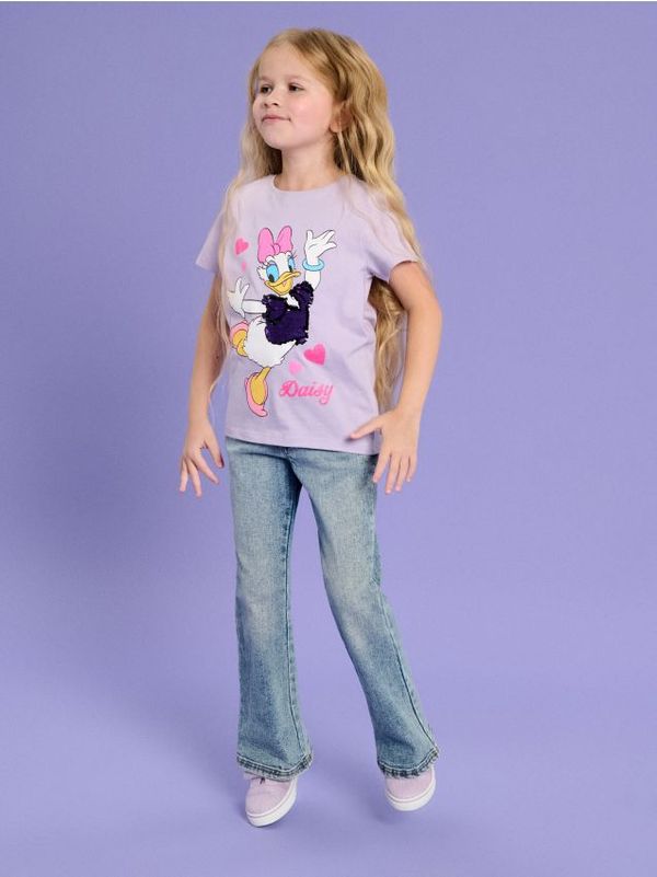 Sinsay Sinsay - Pamučna majica Disney - ljubičasta