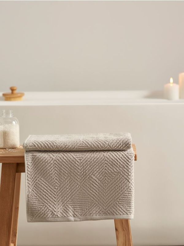 Sinsay Sinsay - Pamučni peškir - siva