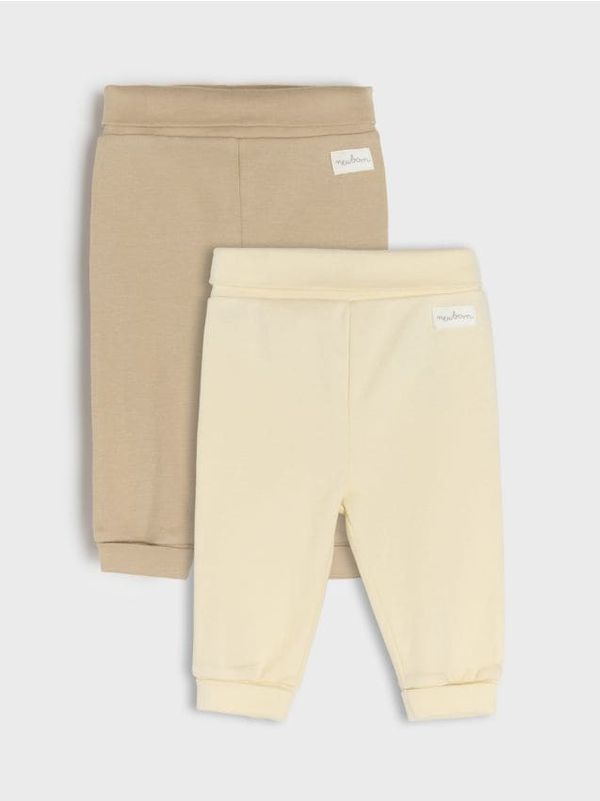 Sinsay Sinsay - Pantalone 2 pack - krem