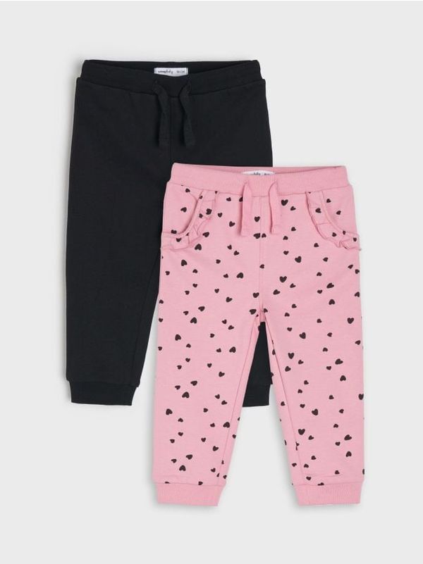 Sinsay Sinsay - Pantalone 2 pack - roze