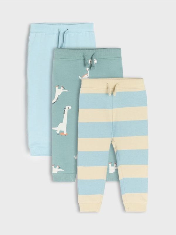 Sinsay Sinsay - Pantalone 3 pack - svijetlo plava