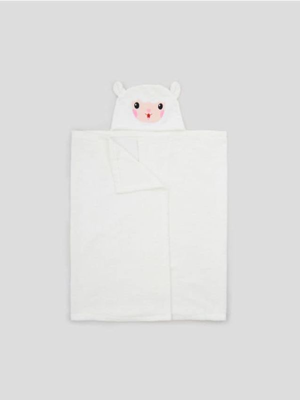 Sinsay Sinsay - Peškir s kapuljačom - bijelo