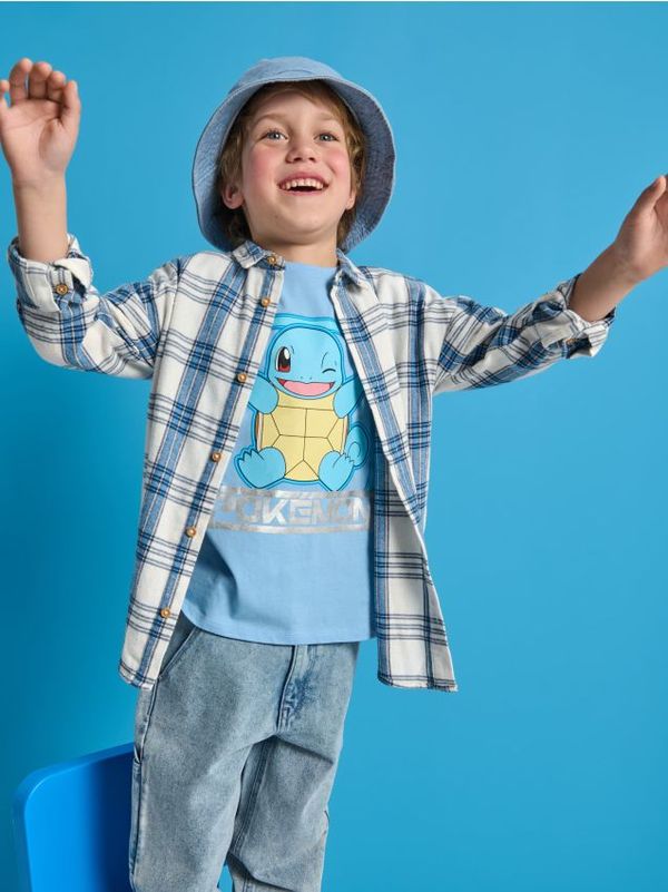 Sinsay Sinsay - Pokémon majica dugih rukava - plava