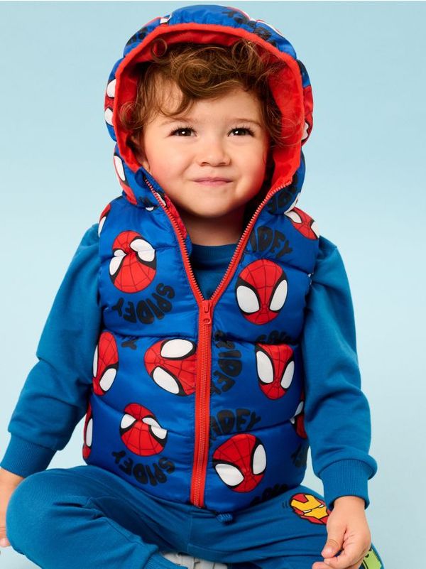 Sinsay Sinsay - Prsluk Spiderman - mid blue