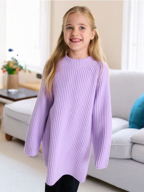 Sinsay Sinsay - Rebrasta haljina - ljubičasta