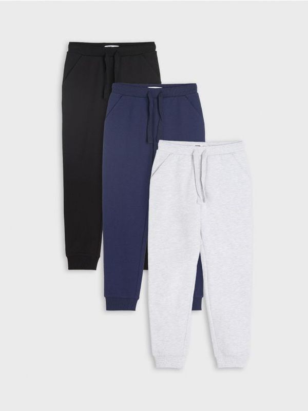 Sinsay Sinsay - Sportske jogger hlače - 3 para - crno