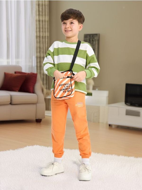 Sinsay Sinsay - Sportske jogger hlače - narandžasto