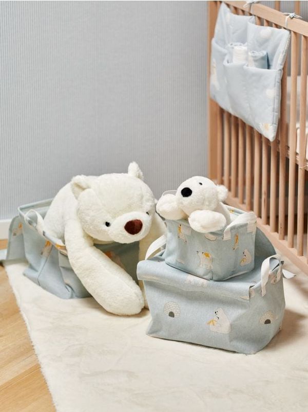 Sinsay Sinsay - Spremnik za odlaganje 3 pack - svijetlo plava