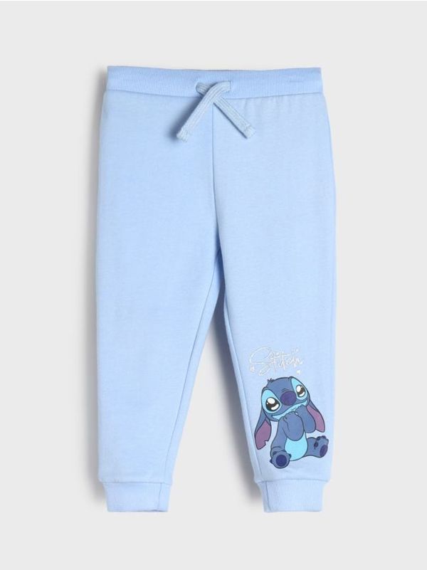 Sinsay Sinsay - Stitch Pantalone - svijetlo plava
