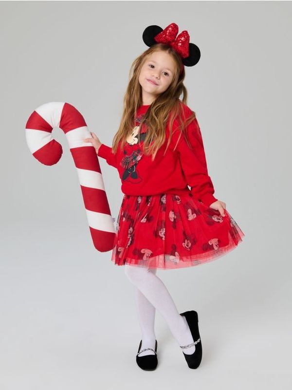 Sinsay Sinsay - Suknja od tila Disney - crveno