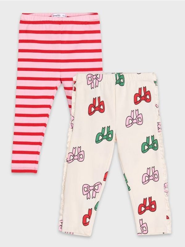 Sinsay Sinsay - Tajice - 2 komada - krem